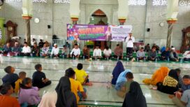 Pembukaan pelaksanaan santunan anak yatim Lamno Raya, Minggu (25/6/2023) (Foto untuk Aceh Jaya Post)
