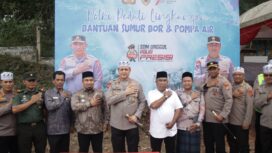 Kapolda Aceh, Irjen Ahmad Haydar bersama pejabat utama mengunjungi Gampong Lamsie, Kecamatan Kuta Cot Glie, Aceh Besar, Kamis (21/9/2023) (Foto untuk AJP)