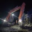 Satu unit beko yang diamankan personel Ditreskrimsus Polda Aceh di Kecamatan Beutong, Nagan Raya.