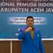 Ketua Komite Nasional Pemuda Indonesia (KNPI) Aceh Jaya, Masri (Foto untuk AJP)
