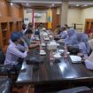 Pj Bupati Aceh Jaya, Dr. A. Murtala menerima Audiensi PT Barajaya (Perseroda) di ruang rapat kerjanya, Selasa (2/1/2024) (Foto AJP/Zahlul Akbar)