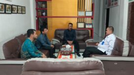 Komisioner Panwaslih Aceh Jaya berkoordinasi dengan BNN Aceh dalam perekrutan Pengawas TPS, Jumat (19/1/2024) (Foto/Panwaslih Aceh Jaya)