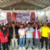 Tim Kampanye Daerah (TKD) Pemenangan TKD Prabowo – Gibran melakukan konsolidasi dan deklarasi pemenangan Calon Presiden dan Calon Wakil Presiden nomor urut 02 pada Pemilihan Umum (Pemilu) 2024 berlangsung di Aula Kantor Dewan Pimpinan Wilayah Partai Aceh (DPW PA) Kabupaten Aceh Jaya, Minggu (28/1/2024) (Foto/AJP)