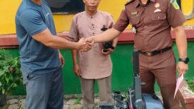 Pengembalian barang bukti, Kamis (18/1/2024) (Foto untuk AJP)