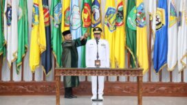 Menteri Dalam Negeri, Muhammad Tito Karnavian Melantik, Bustami, SE. M, Si sebagai Penjabat Gubernur Aceh di Kantor Menteri Dalam Negeri, Jakarta, Rabu (13-03-2024) (Foto untuk AJP)
