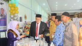 Sekretaris Daerah Aceh Jaya, T. Reza Fahlevi, MM saat menghadiri Lokakarya 7 Panen Hasil Belajar Program Pendidikan Guru Penggerak Angkatan 9 Kabupaten Aceh Jaya, bertempat di Aula DPMPKB, Kamis (25/4/2024) (Foto untuk AJP)