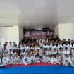 Pengcab Taekwondo Aceh Jaya melaksanakan kegiatan Ujian Kenaikan Tingkat (UKT) bagi para atlet binaan yang berlangsung di Aula SMP Unggul Calang, Minggu (5/5/2024) (Foto untuk AJP)
