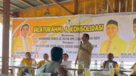Halal Bi Halal Partai Golkar Aceh Jaya, Minggu (12/5/2024) (Foto untuk AJP)