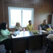 Sekretaris Daerah Kabupaten Aceh Jaya, T. Reza Fahlevi, MM., memimpin kegiatan monitoring dan evaluasi pelaksanaan intervensi spesifik penurunan stunting di Kabupaten Aceh Jaya di Aula Bappeda setempat, Kamis, (16/5/2024) (Foto untuk AJP)