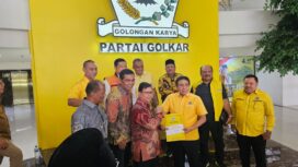 Pasangan Calon Bupati dan Wakil Bupati Aceh Jaya Mustafa Ibrahim – Hanasri menerima dukungan Partai Golkar (Foto/Ist)
