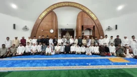 Pemerintah Kabupaten Aceh Jaya secara resmi menutup rangkaian Kegiatan Safari Ramadhan 1446 Hijriah di Masjid Baitussalam Nyak Sandang, Gampong Lhuet, Kecamatan Jaya, Selasa (25/3/2025) (Foto/Ist)
