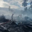 Kebakaran pasar di lamno (Foto/Ist)