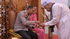 Lepas sambut Kapolres Aceh Jaya di Pendopo Bupati Aceh Jaya. Kamis (10/4/2025) (Foto/Ist)