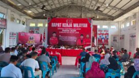 Dewan Pimpinan Wilayah Partai Aceh (DPW PA) Kabupaten Aceh Jaya menggelar Rapat Kerja Wilayah (Rakerwil) yang berlangsung di Aula Kantor DPW Partai Aceh kabupaten setempat, Minggu (1/6/2025) (Foto/Putri)