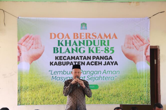 
 Bupati Aceh Jaya Hadiri Khanduri Blang ke-85 di Kecamatan Panga