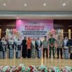 Pembukaan Musyawarah Cabang (Muscab) Ikatan Bidan Indonesia (IBI) Kabupaten Aceh Jaya ke-4 yang diselenggarakan di Aula Dinas Pemberdayaan Masyarakat, Perempuan, dan Keluarga Berencana (PMPKB) Kabupaten setempat, Kamis (3/7/2025) (Foto/AJP - Putri) 