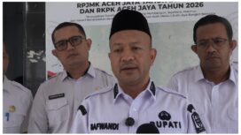 Bupati Aceh Jaya, Safwandi (Foto/Ist) 