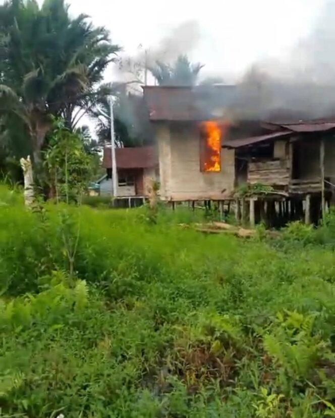 
 KKB Tembak Warga Sipil di Asmat, Rumah Dibakar
