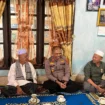 Kapolres Aceh Jaya AKBP Zulfa Renaldo, S.I.K., M.Si., bersama Bupati Aceh Jaya Safwandi, S.Sos., M.A.P., melaksanakan kunjungan silaturahmi ke kediaman ulama kharismatik sekaligus guru Tawajoh, Tgk. H. M. Ibrahim atau akrab disapa Abu Cut Ahmad, di Gampong Tuwi Eumpeuk, Kecamatan Panga, Kabupaten Aceh Jaya, Kamis (28/8/2025) (Foto/Ist)