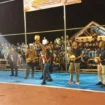 Bupati Aceh Jaya, Safwandi resmi membuka turnamen semi open voly piala Irwanto NP II berhadiah 70 juta di lapangan Desa Teupin Ara, Kecamatan Teunom, Kabupaten Aceh Jaya. Sabtu malam (6/9/2025) (Foto/Ist)