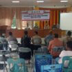 Camat Kecamatan Teunom, T. Nazaruddin, menggelar Silahturahmi Kebangsaan bersama dengan sejumlah tokoh Komite Peralihan Aceh (KPA) dalam kecamatan tersebut yang berlangsung di Gedung serbaguna di kecamatan tersebut, Kamis (20/11/2025) (Foto/Ist) 