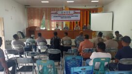 Camat Kecamatan Teunom, T. Nazaruddin, menggelar Silahturahmi Kebangsaan bersama dengan sejumlah tokoh Komite Peralihan Aceh (KPA) dalam kecamatan tersebut yang berlangsung di Gedung serbaguna di kecamatan tersebut, Kamis (20/11/2025) (Foto/Ist) 