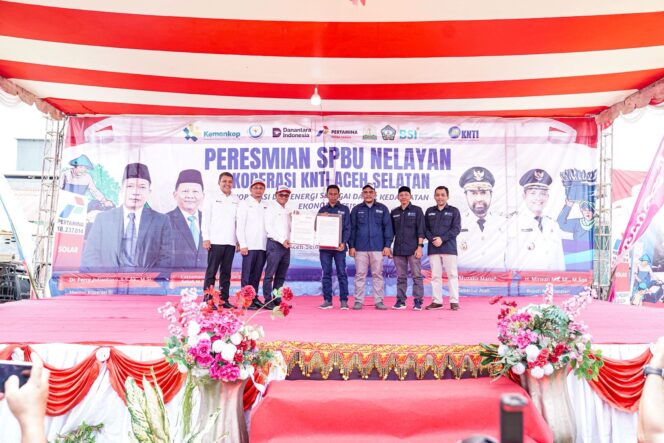 
 Pertamina Regional Sumbagut Resmikan SPBU Nelayan di Aceh Selatan