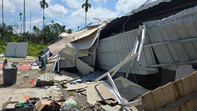 
 58 Unit Huntara di Aceh Utara Rusak Diterjang Angin Kencang