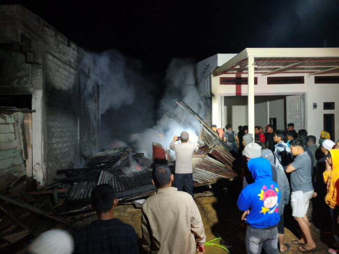 
 Empat Rumah Terbakar di Kecamatan Permata Bener Meriah