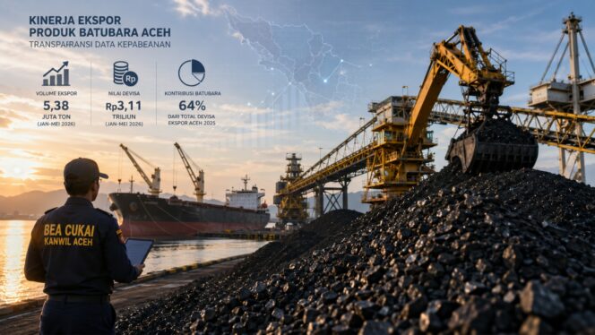 
 Kinerja Ekspor Batubara Aceh: Transparansi Data Kepabeanan