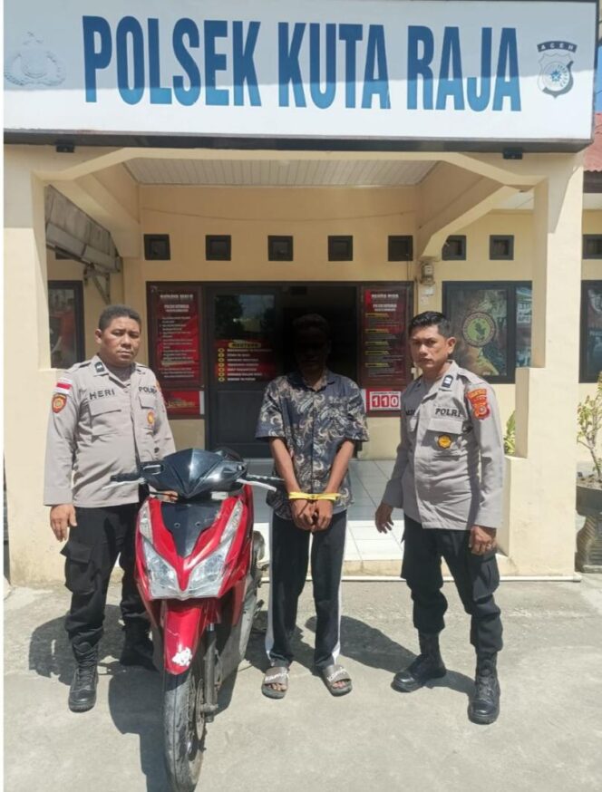 
 Polsek Kutaraja Amankan Terduga Pelaku Curanmor