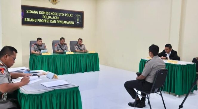 
 Terbukti Rampok Toko Emas di Aceh Selatan, Briptu MZ Dipecat