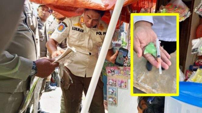 
 Satpol PP dan Dinkes Banda Aceh Sita Mainan Anak Berjarum Suntik Medis