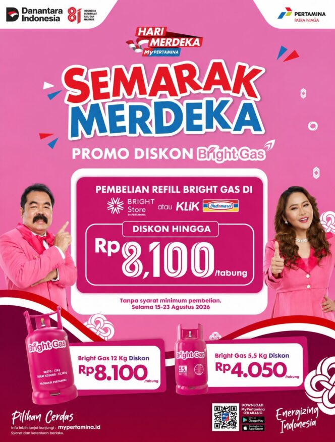 
 Pertamina Regional Sumbagut Hadirkan Promo Bright Gas Semarak Merdeka