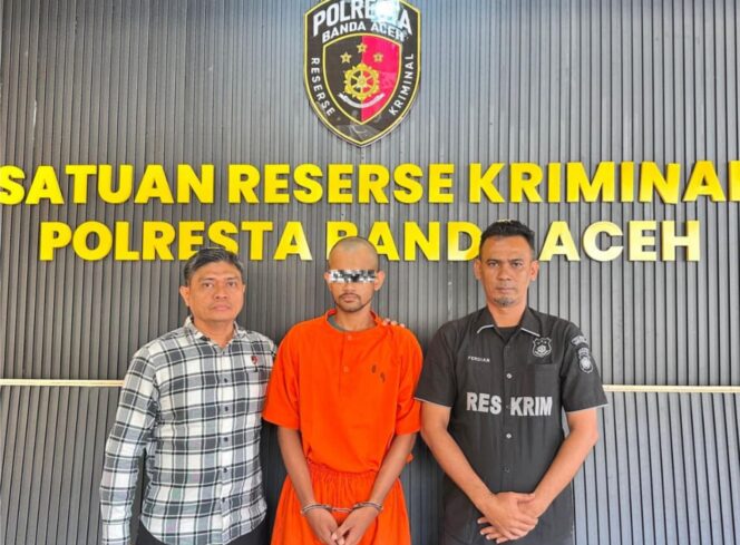 
 Petualangan Pelaku Penipuan Top Up Brilink di Banda Aceh Berakhir di Kantor Polisi
