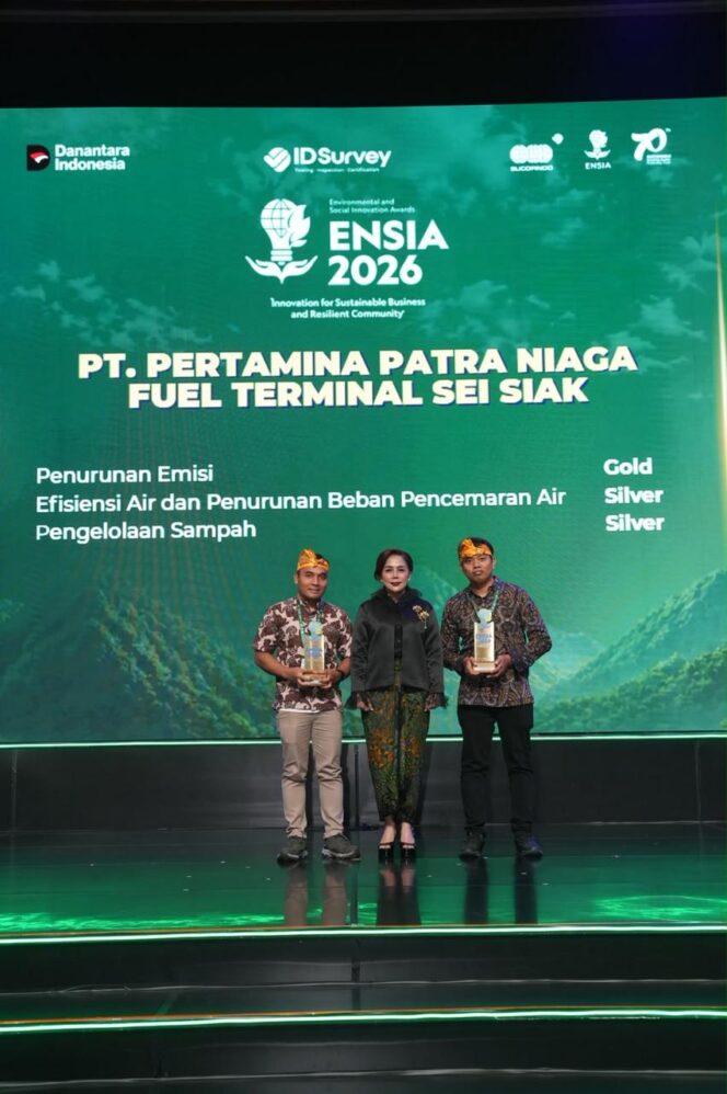 
 Pertamina Regional Sumbagut Borong 40 Penghargaan ENSIA 2026