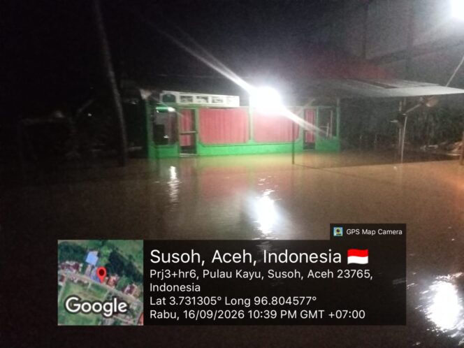 
 Abdya dan Aceh Selatan Dilanda Banjir-Longsor