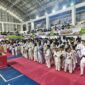 Atlet Taekwondo peserta Open championship Piala Bupati Aceh Jaya, Sabtu (26/9/2026) (Foto/AJP-Putri) 