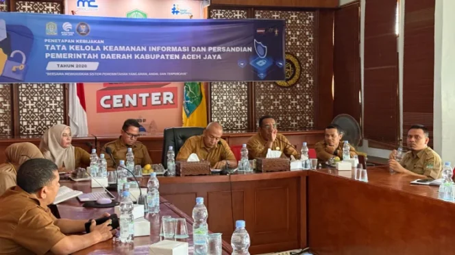 
 Gelar Rapat, Aceh Jaya Perkuat Tata Kelola Keamanan Informasi Digital