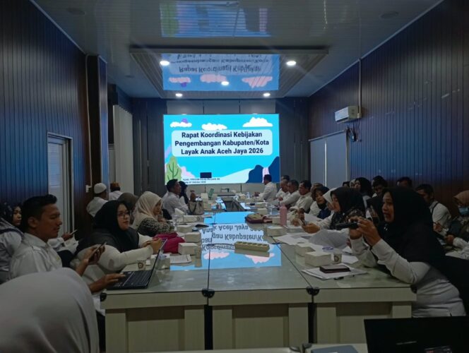 
 Aceh Jaya Perkuat Evaluasi Kabupaten Layak Anak, Targetkan Predikat Madya 2026